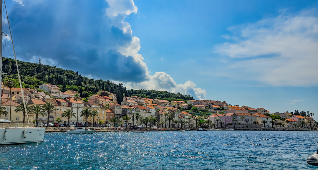 Korčula view from the docks.