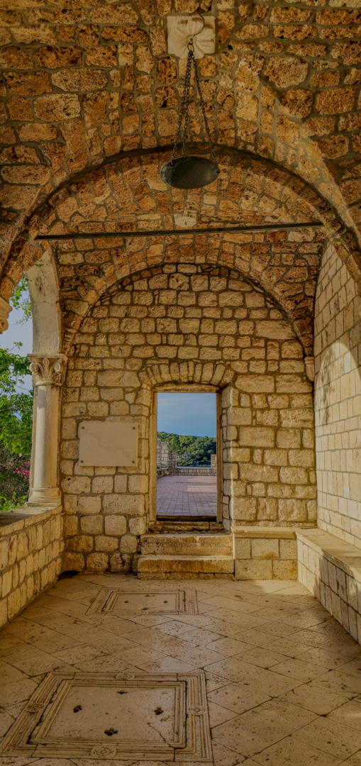 Archway at the monestary.