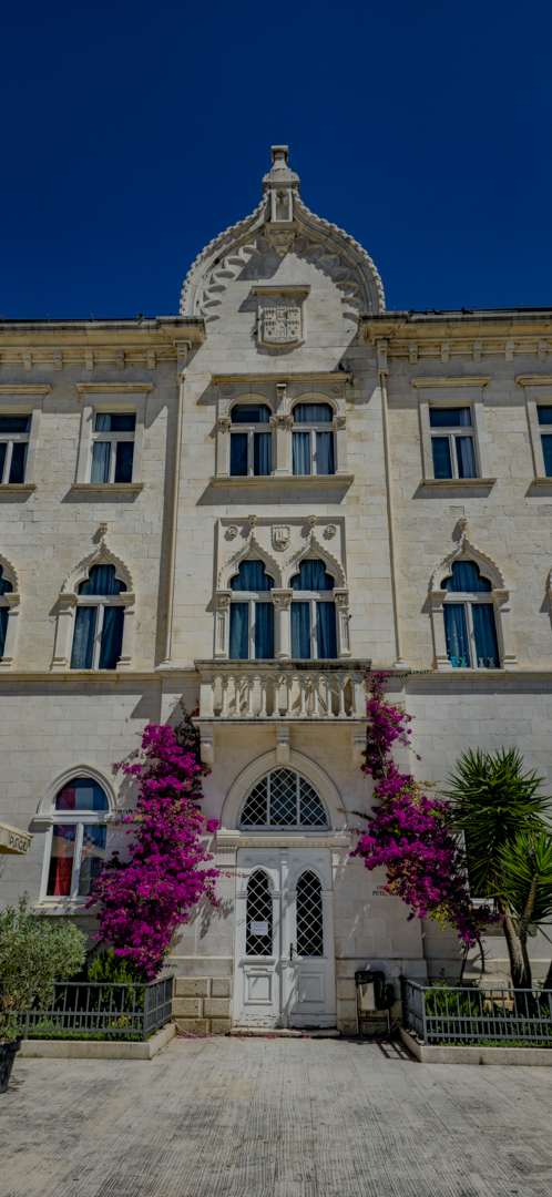 Beautiful school along Trogir's waterfront.